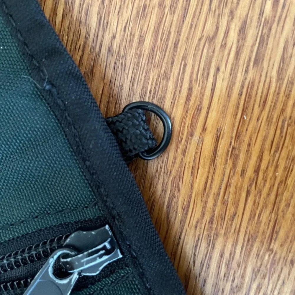 Vintage Eagle‎ Creek Travel Wallet Gorpcore Card Holder Green Rugged Canvas